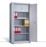 Szafa biurowa o podwyższonej odporności ogniowej ze skarbczykiem -  C+P 1170-100 