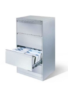 Szafa kartotekowa 2x4 szufladowa na teczki wiszące B 5 metalowa C+P 12934-322