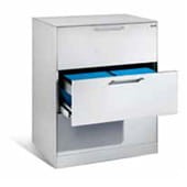 Szafa kartotekowa 2-szufladowa 2-rzędowa A4  metalowa C+P 146273-222