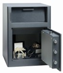 Sejf depozytowy  OMEGA DEPOSIT 25 EL z wrzutnią uchylną