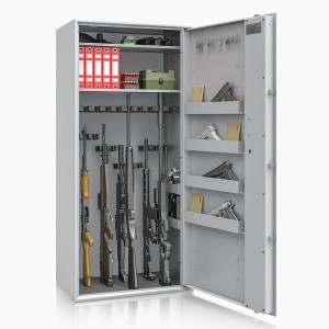 Szafa na broń długą Siegen MAX  500086 KL w klasie S1  