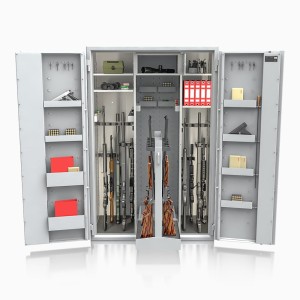 Szafa na broń długą Siegen SUPER KOMBI 530006.02 w klasie S1  