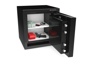 Kasa pancerna KP ECB-S62/II PREMIUM Chrom w II klasie bezpieczeństwa